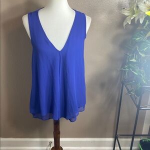 Bobeau Royal Blue Sleeveless Top
